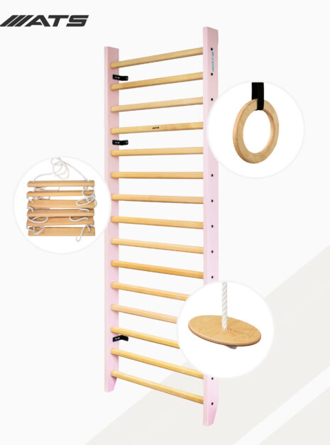 ATS 003 Drewniane drabinki gimnastyczne - od producenta - do ćwiczeń, na ścianę